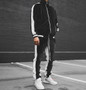 Men's Fall Winter Casual Wear 4-Season Sportswear Gold Velvet Suit Jacket Long Pants Fashion Thermal Outdoor Streetwear Clothing