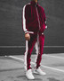 Men's Fall Winter Casual Wear 4-Season Sportswear Gold Velvet Suit Jacket Long Pants Fashion Thermal Outdoor Streetwear Clothing