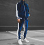 Men's Fall Winter Casual Wear 4-Season Sportswear Gold Velvet Suit Jacket Long Pants Fashion Thermal Outdoor Streetwear Clothing
