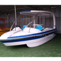 Low Speed 6-8 Person Electric Fiberglass Boat with 800w Power 8-person Battery Fiberglass Boat with Automatic Drainage System