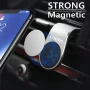 360° Metal Magnet Phone Stand Car Phone Holder Metal Holder Air Vent Clip For Hyundai Equus anti slip holder Auto Accessories