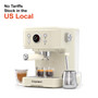 Empstorm 2 in 1 Capsule and Powder Semi-Automatic Coffee Machine Makes Espressos Lattes Cappuccinos for Office Home Hotel Use
