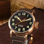 45mm Case Bronze Pilot Men Luxury Watch YN55A Automatic Mechanical Vintage Simple Style Sapphire Waterproof 10Bar Watch