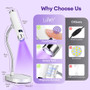 Auto-Sensing UV Nail Dryer Handheld Nail Lamp UV Light Nail Lamp Dryer Nail Curing All Gel Polish Manicure Lamp Nail Art Tool