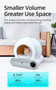 Booteely 65L Automatic Smart Cat Litter Box Self Cleaning Fully Enclosed Cat Litter Box Pet Toilet Litter Tray English versions