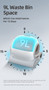 Booteely 65L Automatic Smart Cat Litter Box Self Cleaning Fully Enclosed Cat Litter Box Pet Toilet Litter Tray English versions