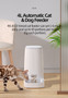 ROJECO 4L Automatic Pet Feeder Button Version Auto Cat Food Dispenser Accessories Smart Control Pet Feeder For Cats Dog Dry Food
