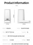 ROJECO 4L Automatic Pet Feeder Button Version Auto Cat Food Dispenser Accessories Smart Control Pet Feeder For Cats Dog Dry Food