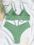 2023 New Bikinis Swimwear Women Push up Swimsuit 2 Pieces Bikini Set Strap Bandage Bathing Suit Beach Wear Summer Biquini Female