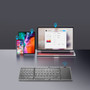 B089T Foldable BT Keyboard with Touchpad Numeric Keypad Travel Key Board for Windows Android Tablet Mini Bt Wireless Keyboard