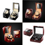2+3 Travel Best Boxy Moving Watch Rotator Box Battery Automatic Watch Holder Clock Self Winding Watch Winder Box