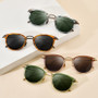 Borregls Acetate Titanium Polarized Sunglasses Men Brand Designer Retro Vintage Square Sun Glasses Women Mirrored Shades 185648T