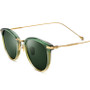 Borregls Acetate Titanium Polarized Sunglasses Men Brand Designer Retro Vintage Square Sun Glasses Women Mirrored Shades 185648T
