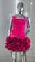 Black Red Color Women Sexy Strapless Laced-up Tops Florlas Bodycon Mini Skirt Set Celebrate Birthday Party Cocktail Dress