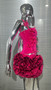 Black Red Color Women Sexy Strapless Laced-up Tops Florlas Bodycon Mini Skirt Set Celebrate Birthday Party Cocktail Dress