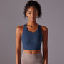 Fixed Cup All-In-One Push up High Support Shockproof High Intensity Exercise Slim Beautiful Back Tank Tops for Women