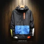 Men Autumn Outdoor Hooded Jacket Black Windbreaker Hoodie Men Large Size Bomber Zipper Jacket Brand Clothing PulloverCcoat Tops