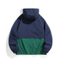 Casual Sports Jacket Men's 2025 Spring New Minimalist Splicing style Retro Windbreaker Male Trendy Loose Oversized Hooded Coat