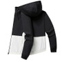 Casual Sports Jacket Men's 2025 Spring New Minimalist Splicing style Retro Windbreaker Male Trendy Loose Oversized Hooded Coat