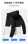 Casual Sports Jacket Men's 2025 Spring New Minimalist Splicing style Retro Windbreaker Male Trendy Loose Oversized Hooded Coat