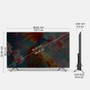 32/50 Inch Smart TV 4K Ultra HD LED  TVs Televisions LED  Inch Flat Display Screen Stand Supports Flash Drive, Ideal for Indoor