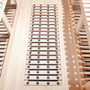Popular Infrared Sauna Room Indoor 2 Person Hemlock Sauna Room Stock US