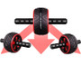 Abdominal Rollers with Free Knee Mat Custom Logo AB Wheel Gym Equipment Steel PP TPR Muscle Exercise for Bodybuilding