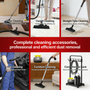 Silent Operation Hotel Vacuum Cleaner, 60dB Washable HEPA Filter, 10m Power Cord, Ideal for Hospitality Cleaning