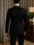 Men’s Wear Suit Black 3-Piece Suit Grey Lapel One Button Wedding & Party Blazer Set (Jacket+Vest+Pants) Tailor Made