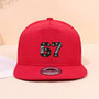 1PC breathable flat brimmed hat! 67 star trendy logo+adjustable head circumference, no sweat during daily travel