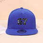 1PC breathable flat brimmed hat! 67 star trendy logo+adjustable head circumference, no sweat during daily travel