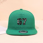 1PC breathable flat brimmed hat! 67 star trendy logo+adjustable head circumference, no sweat during daily travel