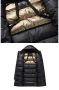 Winter 90%  White Goose Down Thick （Winter) Warm X-Long Men's Jackets 2025 New Arrivals Men Hooded Korean Down Parkas Coat