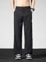 Summer Thin Casual Pants Men's Straight Wide Pants Brand Clothing Lyocell Stretch Loose Trousers Korean Trendy Man Clothing