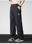 Summer Thin Casual Pants Men's Straight Wide Pants Brand Clothing Lyocell Stretch Loose Trousers Korean Trendy Man Clothing