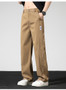 Summer Thin Casual Pants Men's Straight Wide Pants Brand Clothing Lyocell Stretch Loose Trousers Korean Trendy Man Clothing