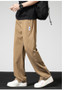 Summer Thin Casual Pants Men's Straight Wide Pants Brand Clothing Lyocell Stretch Loose Trousers Korean Trendy Man Clothing