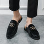 Size 46 47 Casual Slippers Outdoor Indoor Leisure Mules Backless Men Half Dress Shoes