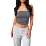 Stylish Pleated Slim Tube Top Soft Breathable Comfortable Clothes For Women Daily Wear Sexy Sleeveless Vest Summer Streetwear