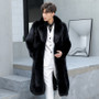 Winter new men's fur coat fox fur coat fattening lamb fur coat warm casual windbreaker