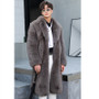 Winter new men's fur coat fox fur coat fattening lamb fur coat warm casual windbreaker