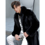 Winter new men's fur coat fox fur coat fattening lamb fur coat warm casual windbreaker