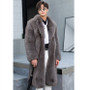 Winter new men's fur coat fox fur coat fattening lamb fur coat warm casual windbreaker