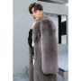 Winter new men's fur coat fox fur coat fattening lamb fur coat warm casual windbreaker