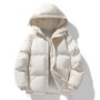 2026 new arrival winter jacket sill-like cotton jackets men,mens fashion thicken warm parkas trench coat male size M-4XL