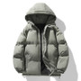 2026 new arrival winter jacket sill-like cotton jackets men,mens fashion thicken warm parkas trench coat male size M-4XL