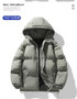 2026 new arrival winter jacket sill-like cotton jackets men,mens fashion thicken warm parkas trench coat male size M-4XL