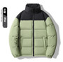 High End Clothing Men Padding Winter Brand Patchwork Designer Cotton Padded Oversized Jackets Male Windproof Coat Parka Overcoat