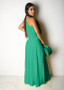 Summer Two Piece Long Dress Women Elegant 2 Piece Set Crop Top and Skirt Set Sexy Sleeveless Beach Party Outfit