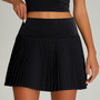 Newest Customize Summer Quick Dry 2 in 1 Pleated Skirt for Women Solid ColorTennis Padel Pickleball Skirt with Pocket
